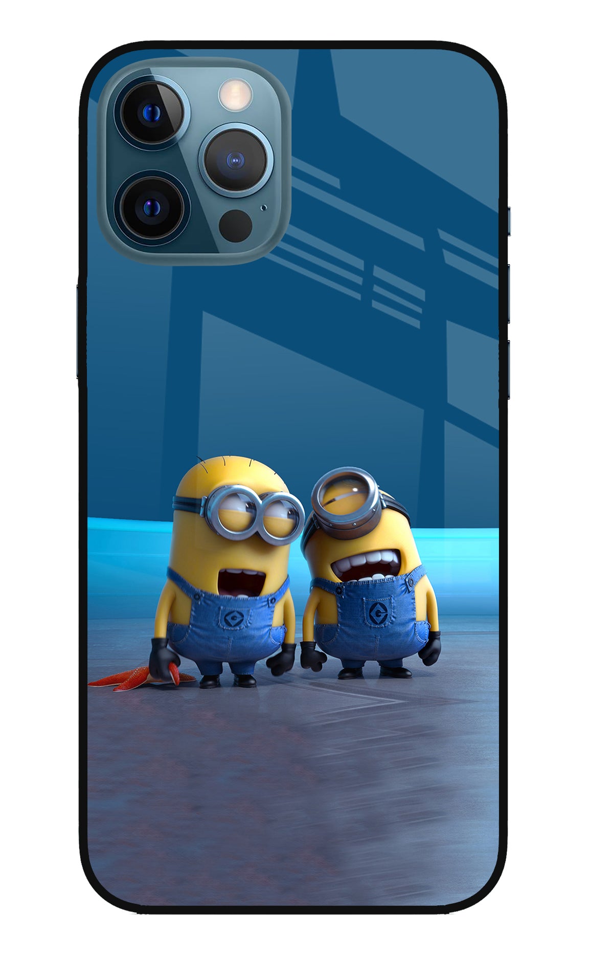 Minion Laughing iPhone 12 Pro Max Back Cover