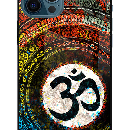 Om Cultural iPhone 12 Pro Max Glass Case