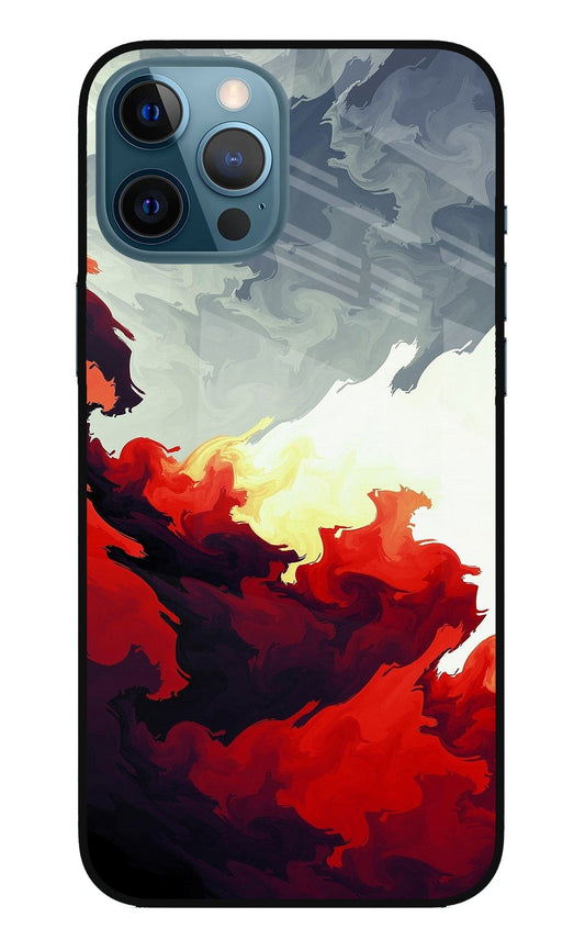 Fire Cloud iPhone 12 Pro Max Glass Case