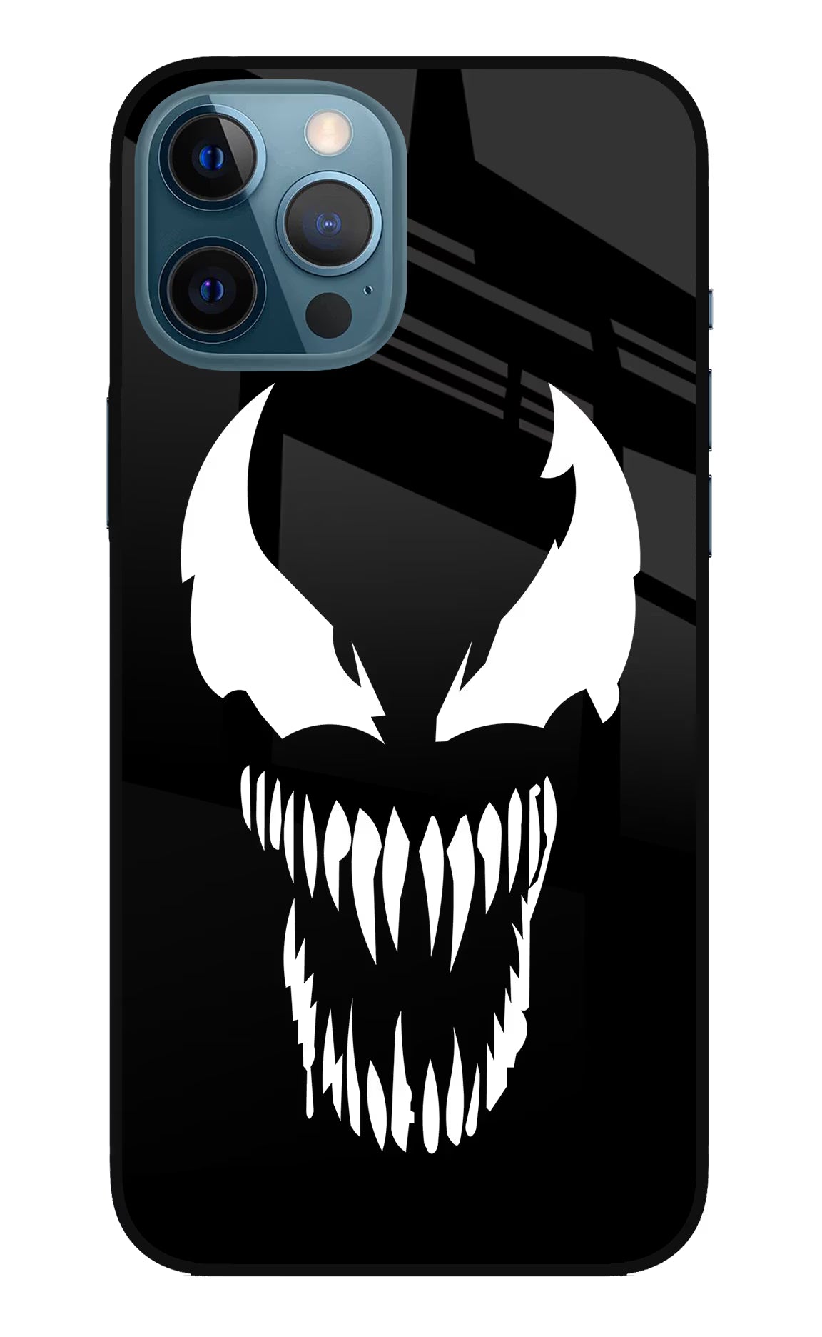 Venom iPhone 12 Pro Max Glass Case Back Cover by Casekaro