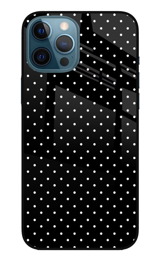 White Dots iPhone 12 Pro Max Glass Case
