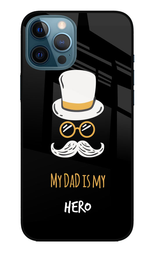 My Dad Is My Hero iPhone 12 Pro Max Glass Case