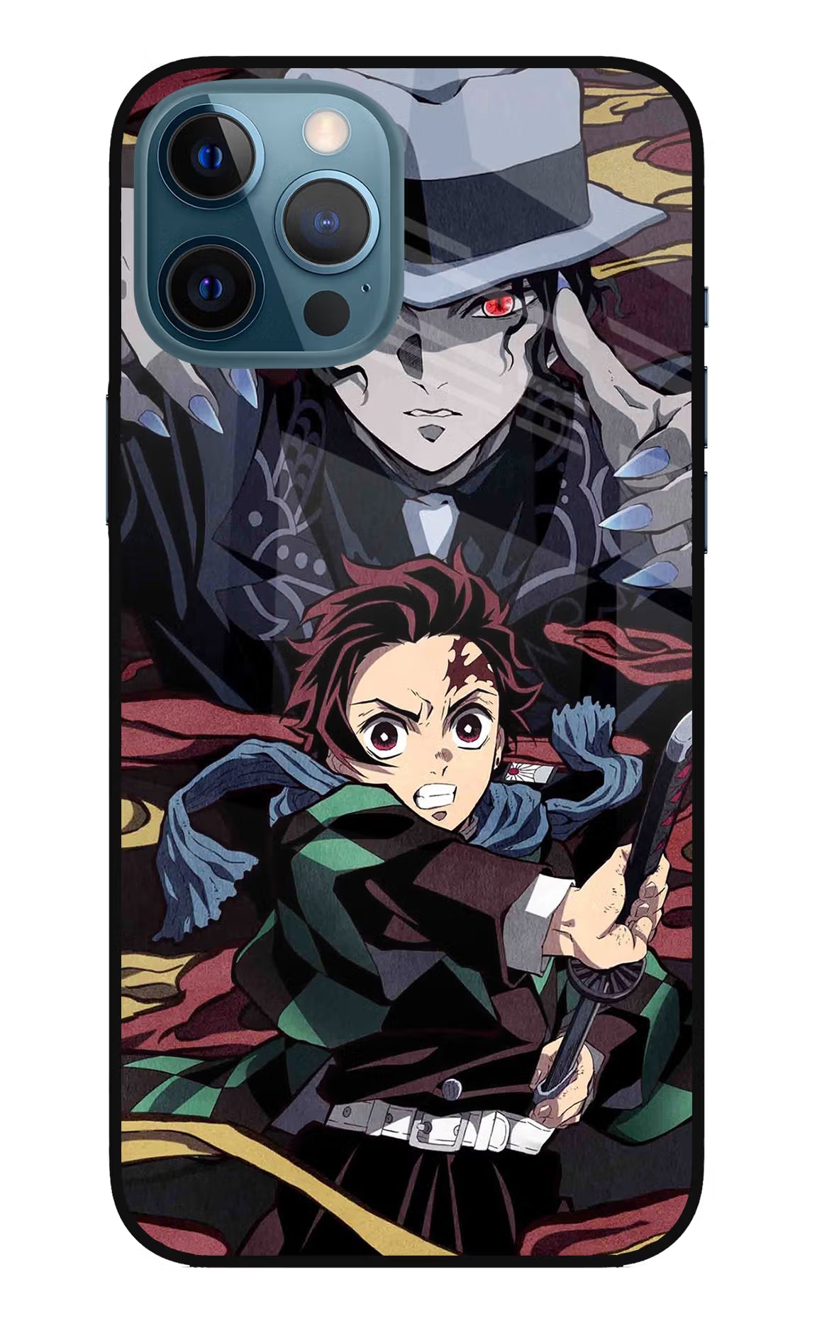 Demon Slayer iPhone 12 Pro Max Glass Case Back Cover by Casekaro