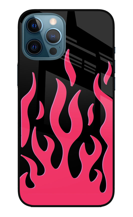 Fire Flames iPhone 12 Pro Max Glass Case