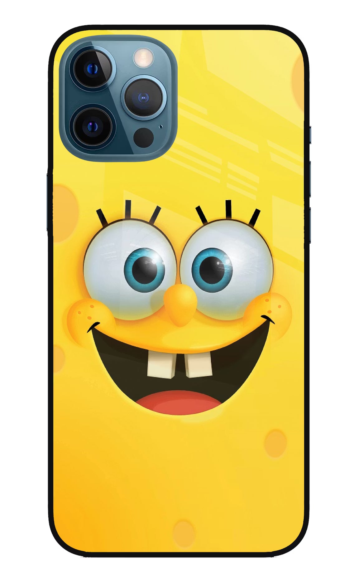 Sponge 1 iPhone 12 Pro Max Glass Case Back Cover by Casekaro