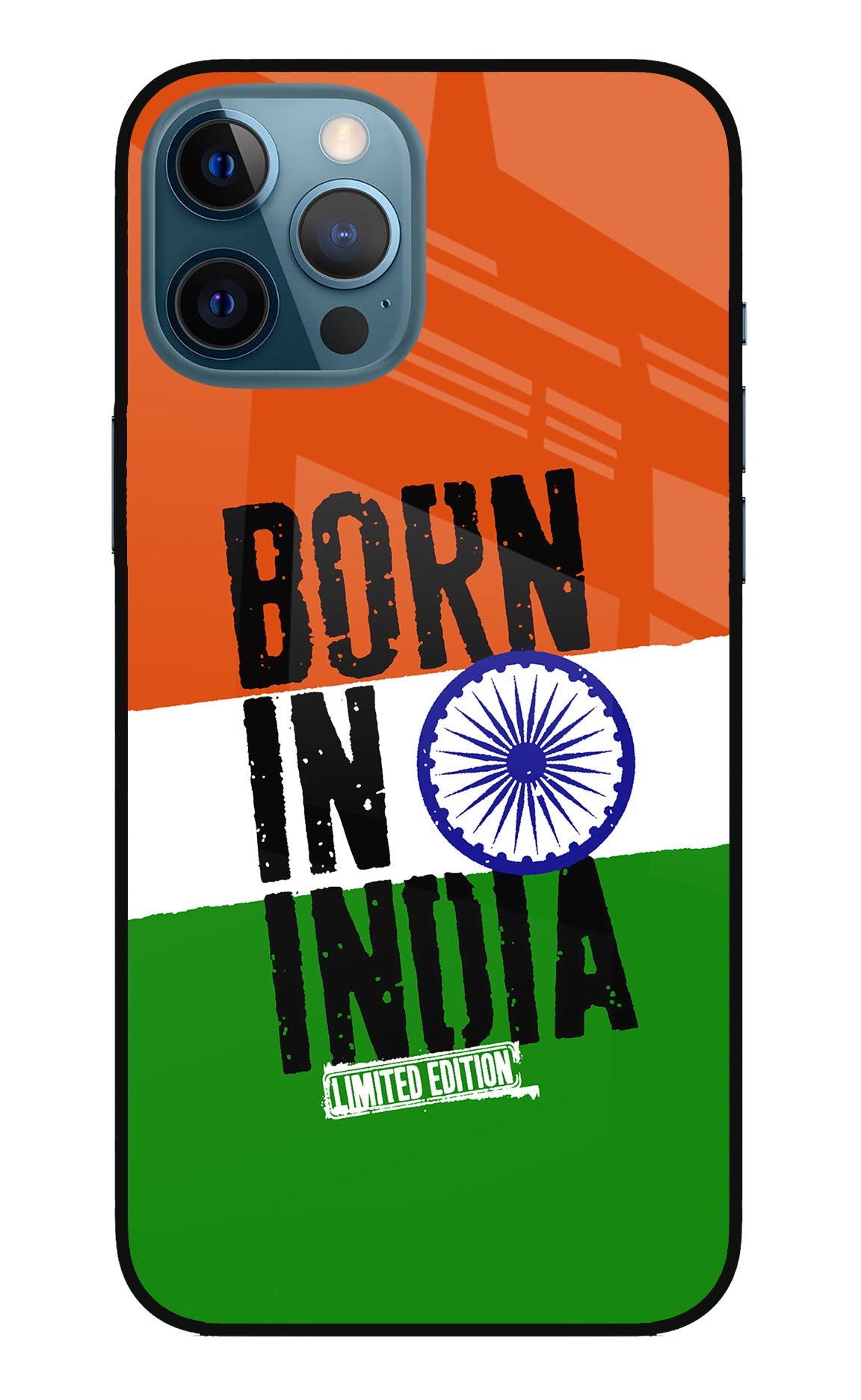 Born in India iPhone 12 Pro Max Glass Case