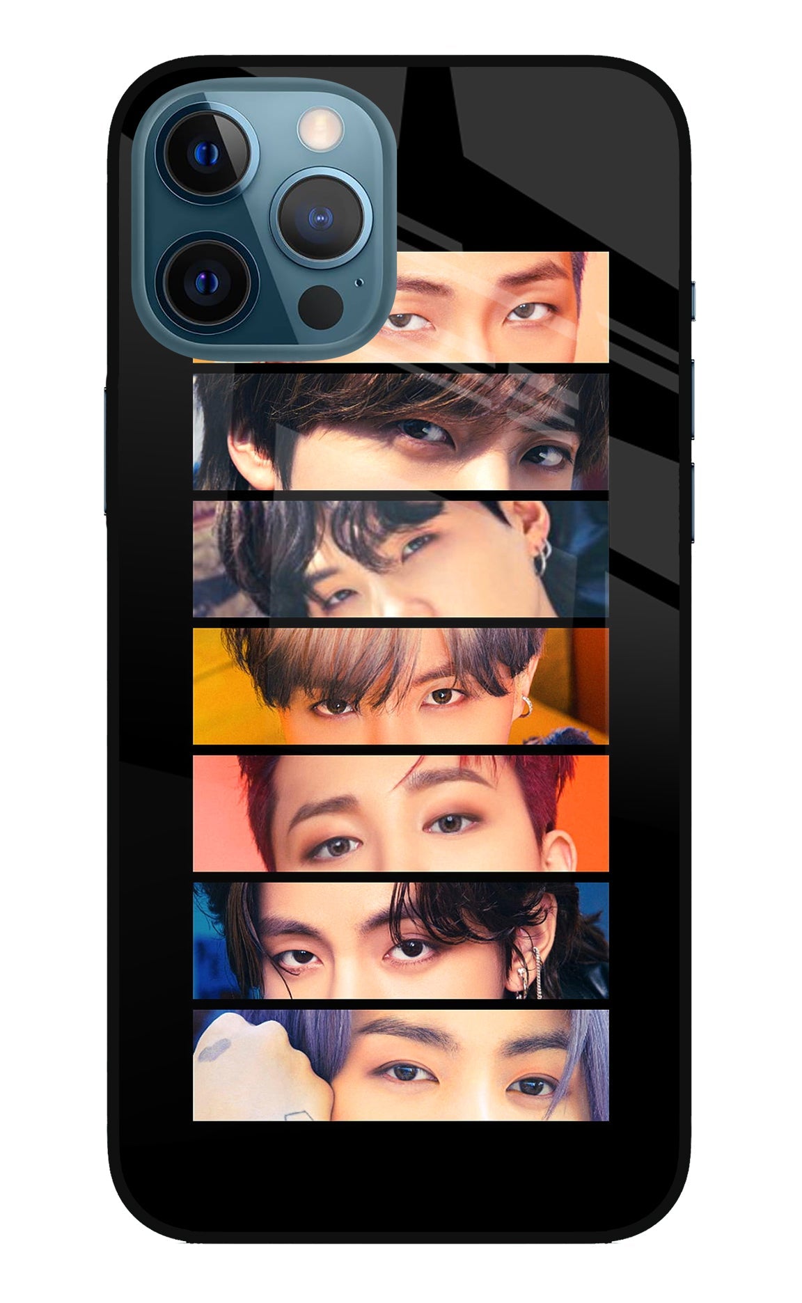 BTS Eyes iPhone 12 Pro Max Glass Case