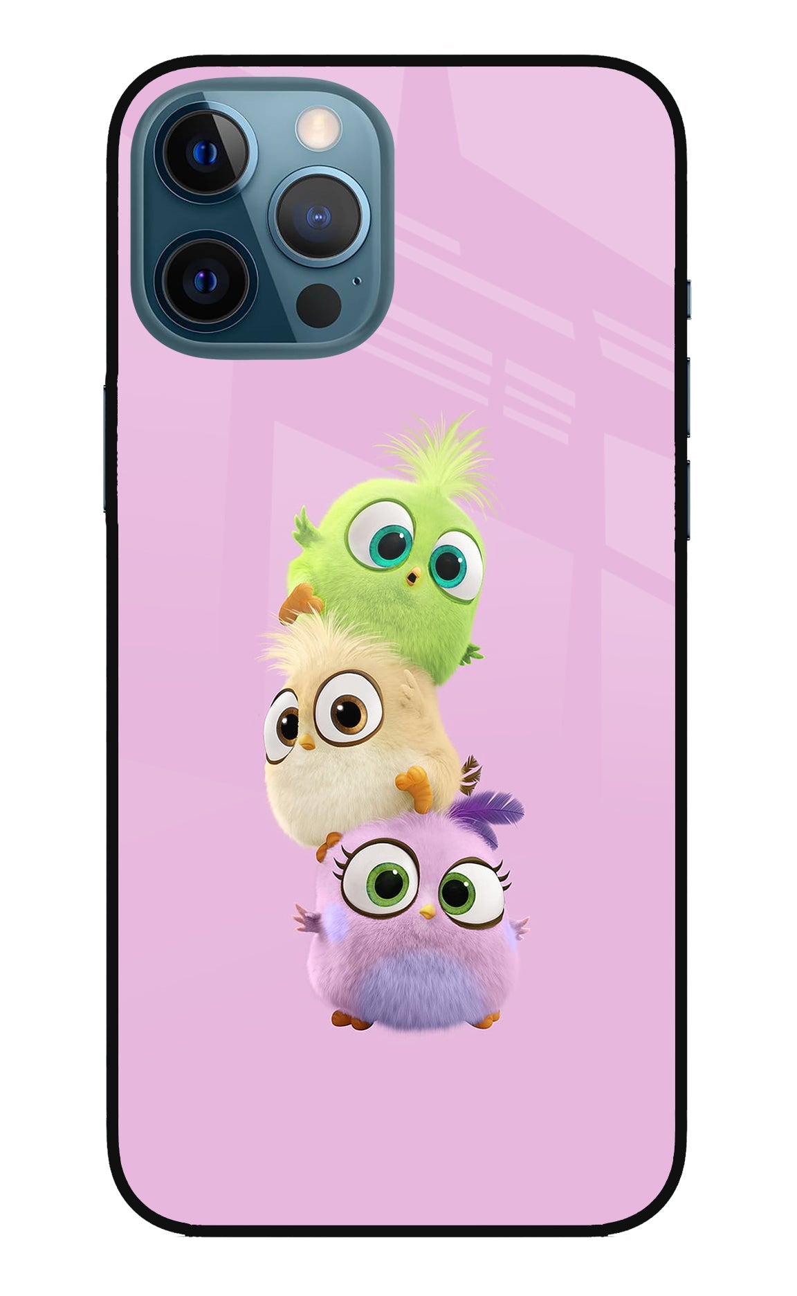 Cute Little Birds iPhone 12 Pro Max Glass Case