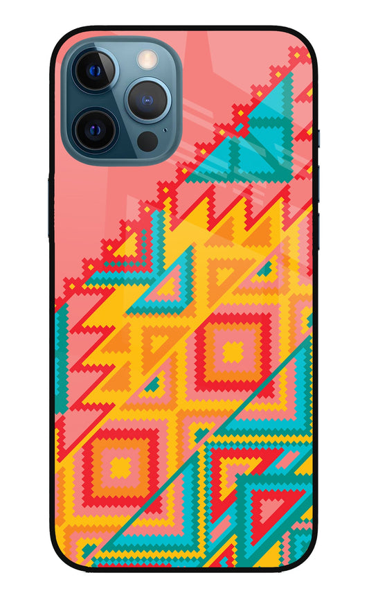 Aztec Tribal iPhone 12 Pro Max Glass Case