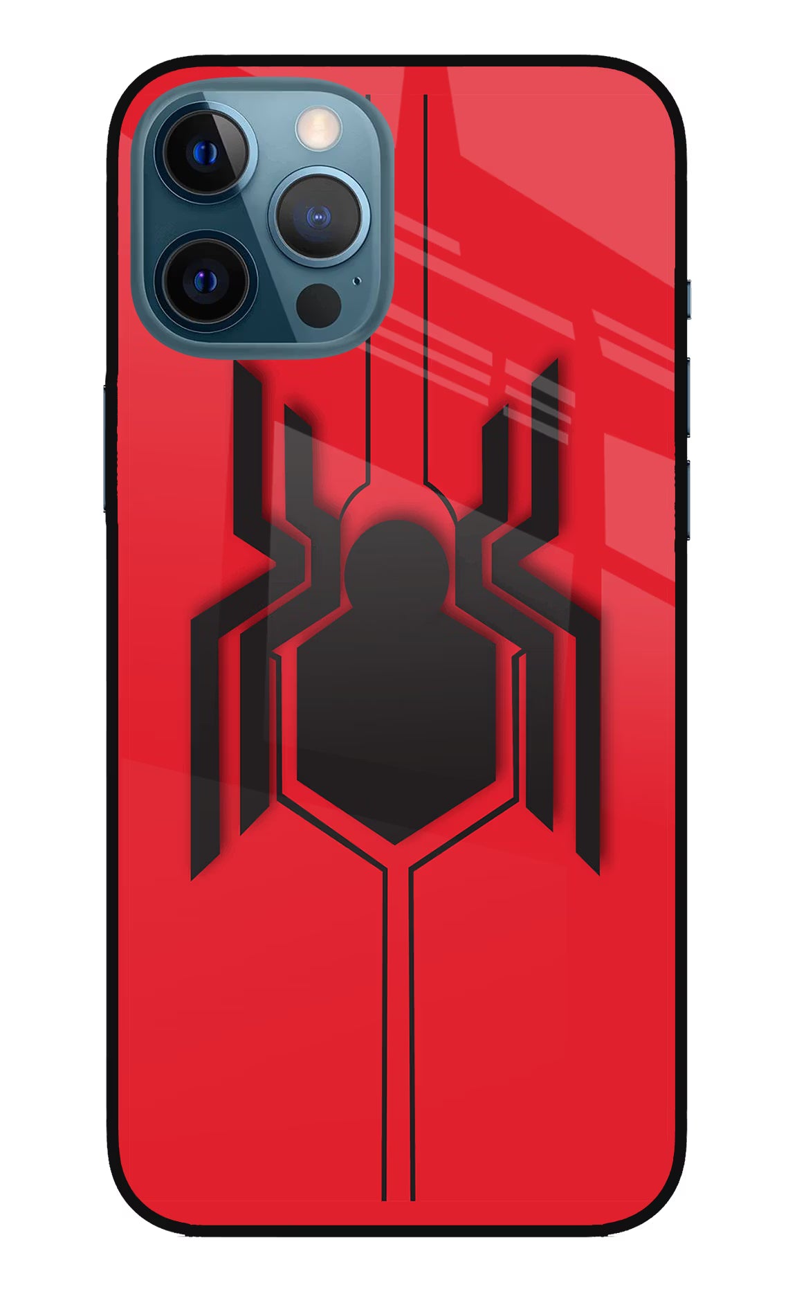 Spider iPhone 12 Pro Max Glass Case Back Cover by Casekaro