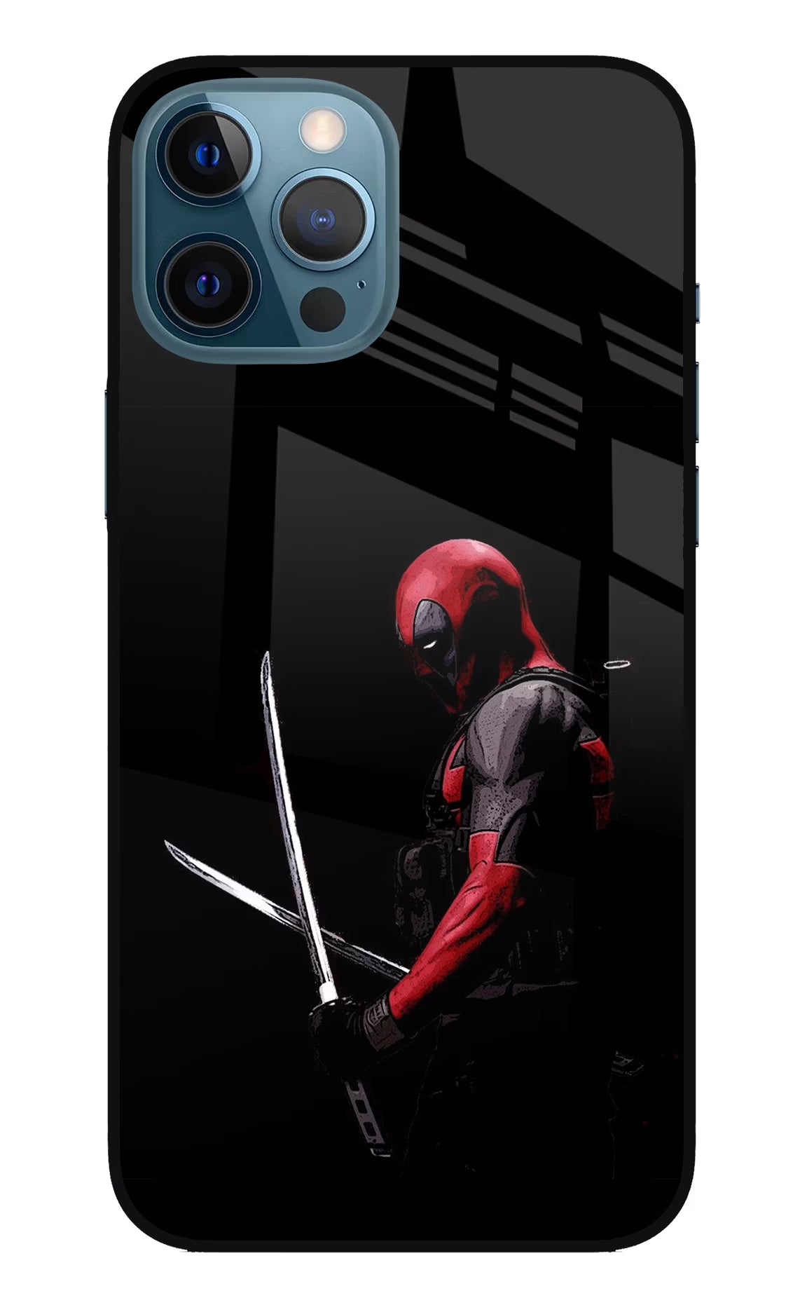 Deadpool iPhone 12 Pro Max Glass Case