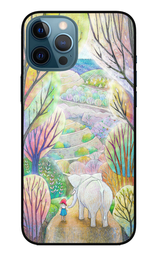 Nature Painting iPhone 12 Pro Max Glass Case