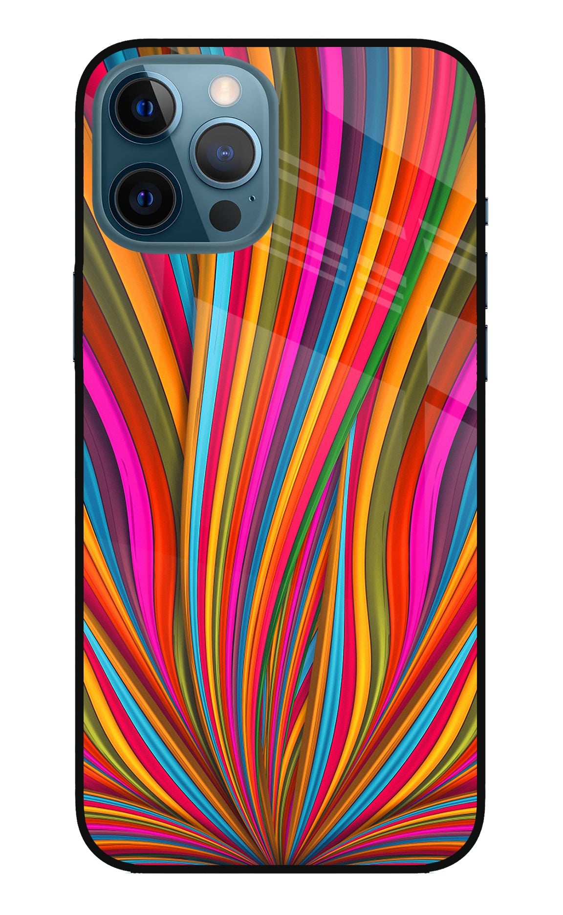 Trippy Wavy iPhone 12 Pro Max Back Cover