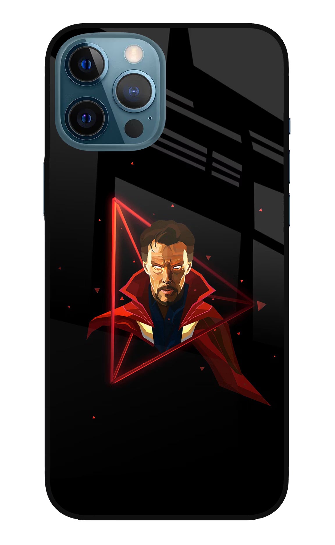 Doctor Ordinary iPhone 12 Pro Max Glass Case Back Cover by Casekaro