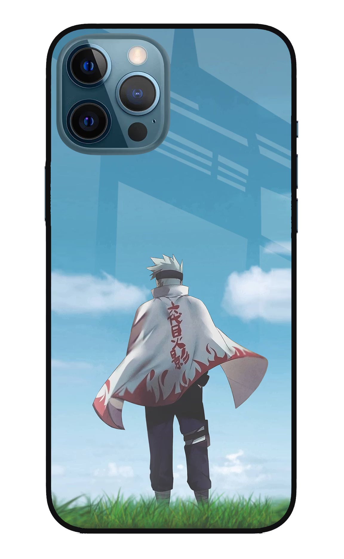 Kakashi iPhone 12 Pro Max Glass Case Back Cover by Casekaro