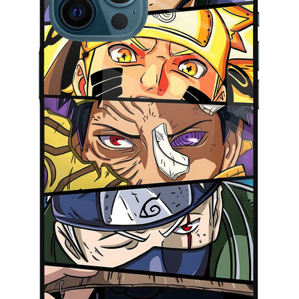 Naruto Character iPhone 12 Pro Max Glass Case
