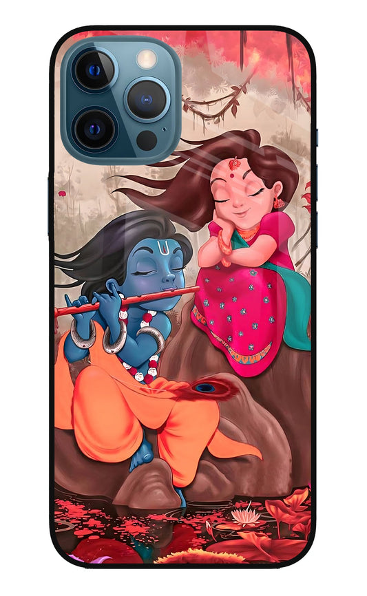 Radhe Krishna iPhone 12 Pro Max Glass Case