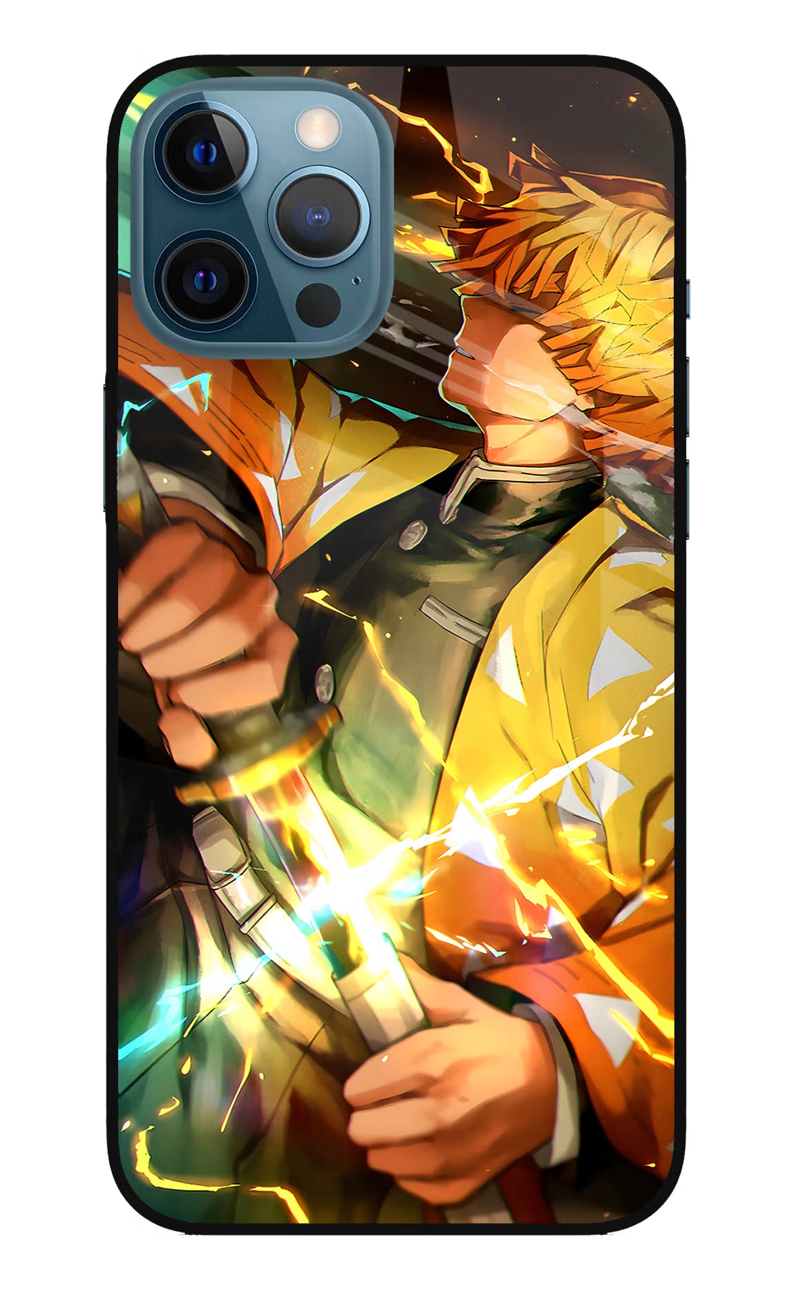 Demon Slayer iPhone 12 Pro Max Glass Case Back Cover by Casekaro
