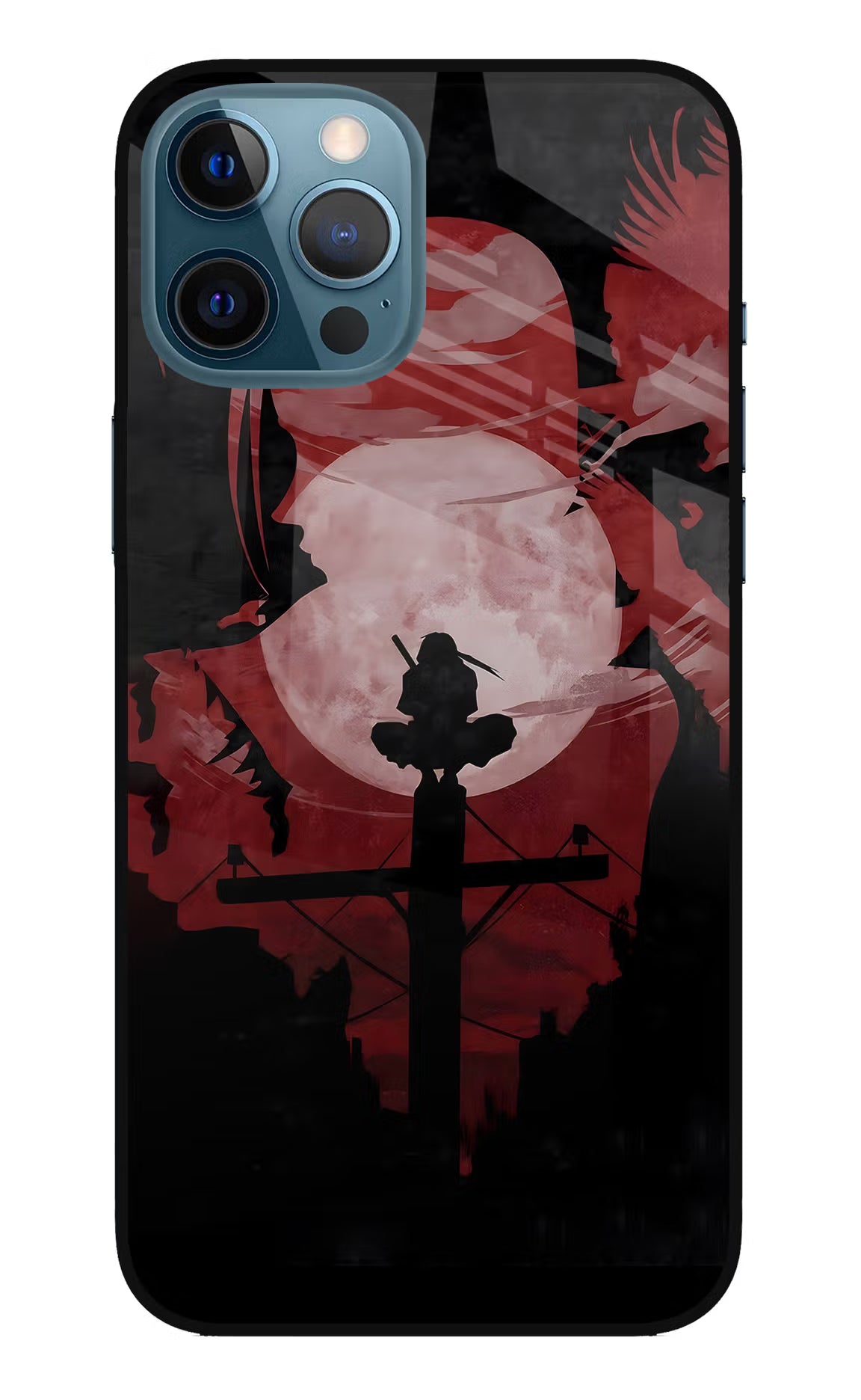 Naruto Anime iPhone 12 Pro Max Glass Case Back Cover by Casekaro