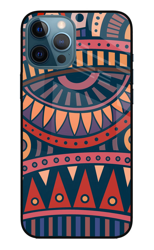 African Culture Design iPhone 12 Pro Max Glass Case