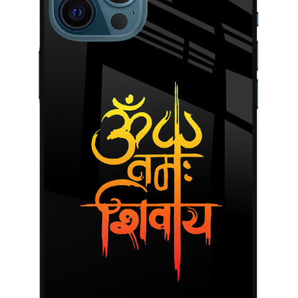 Om Namah Shivay iPhone 12 Pro Max Glass Case