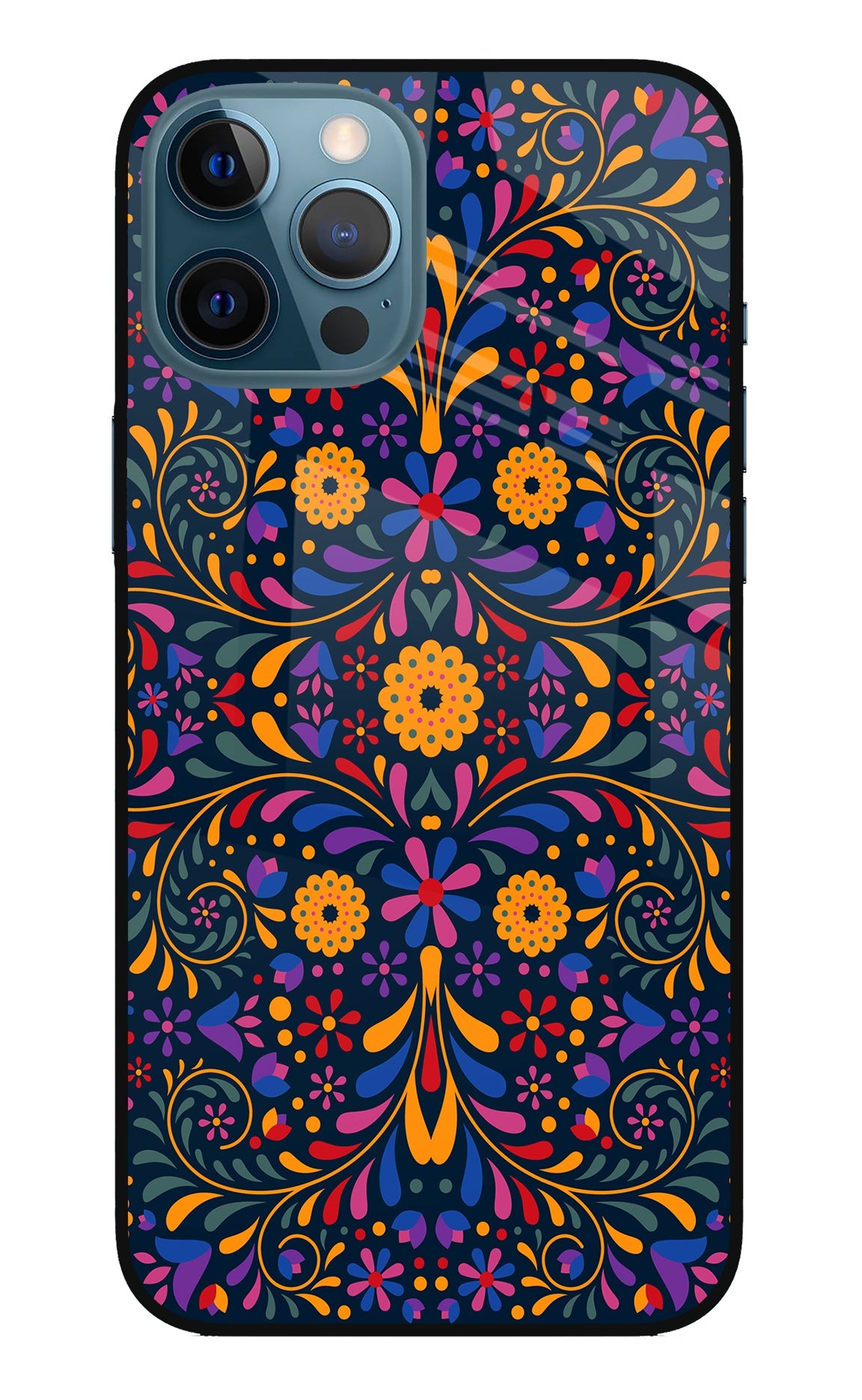 Mexican Art iPhone 12 Pro Max Glass Case