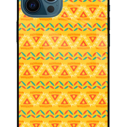 Tribal Pattern iPhone 12 Pro Max Glass Case