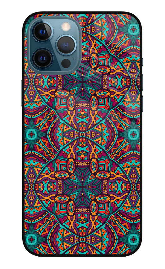 Colour Mandala iPhone 12 Pro Max Glass Case