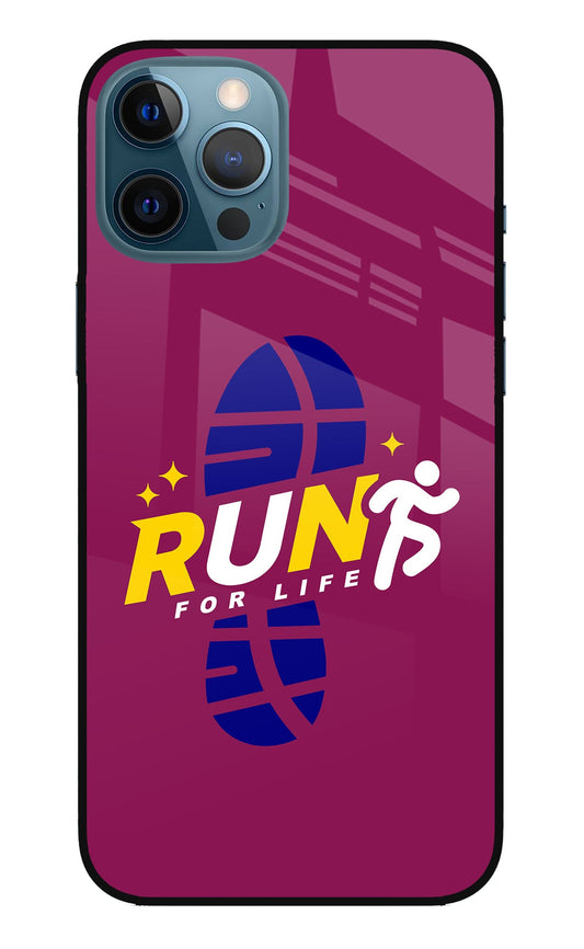Run for Life iPhone 12 Pro Max Glass Case