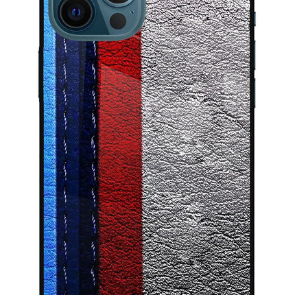 BMW Stripes iPhone 12 Pro Max Glass Case