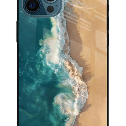 Ocean Beach iPhone 12 Pro Max Glass Case