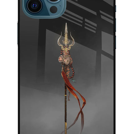 Shiv Trishul iPhone 12 Pro Max Glass Case