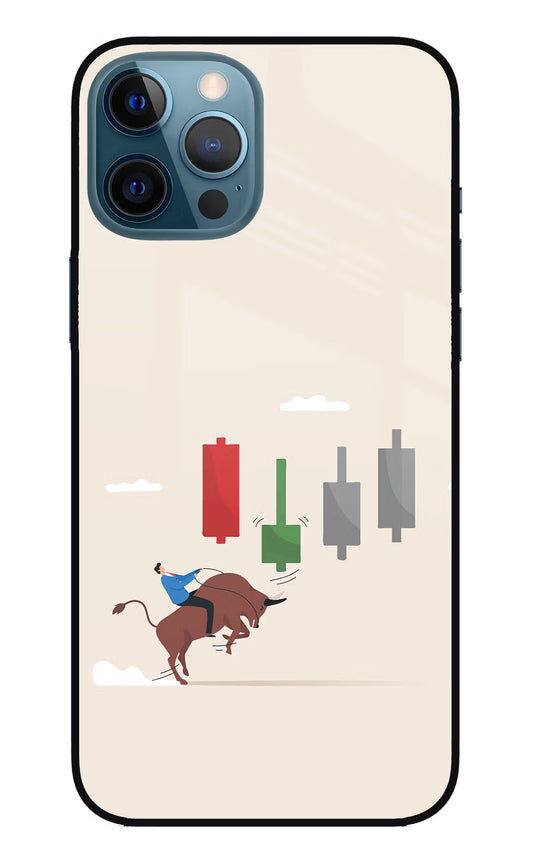 Bull Trading Momentum iPhone 12 Pro Max Glass Case