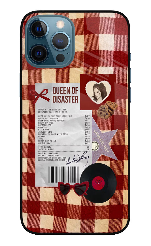 Queen of Disaster iPhone 12 Pro Max Glass Case