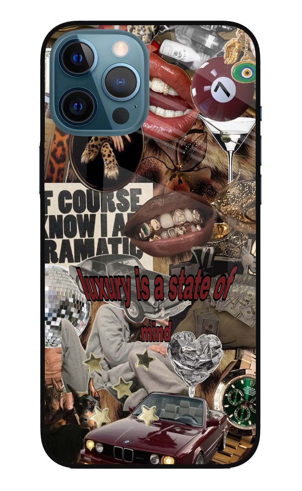 Luxury iPhone 12 Pro Max Glass Case Back Cover by Casekaro