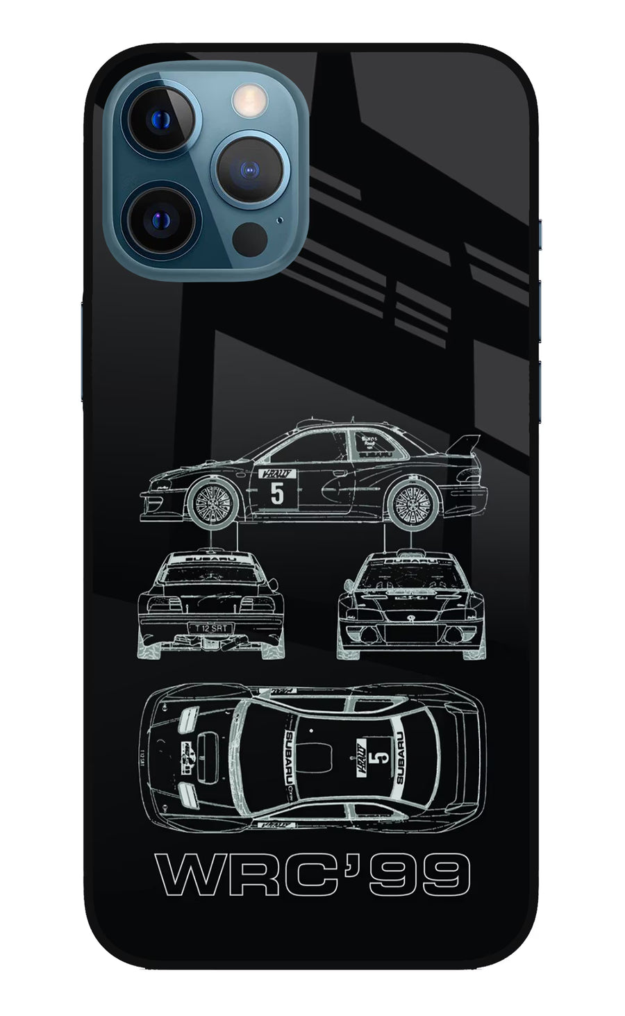 WRC'99 iPhone 12 Pro Max Back Cover, Glass case