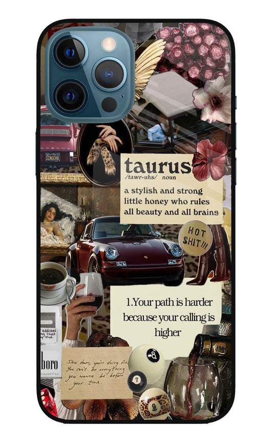 Taurus Zodiac iPhone 12 Pro Max Glass Case