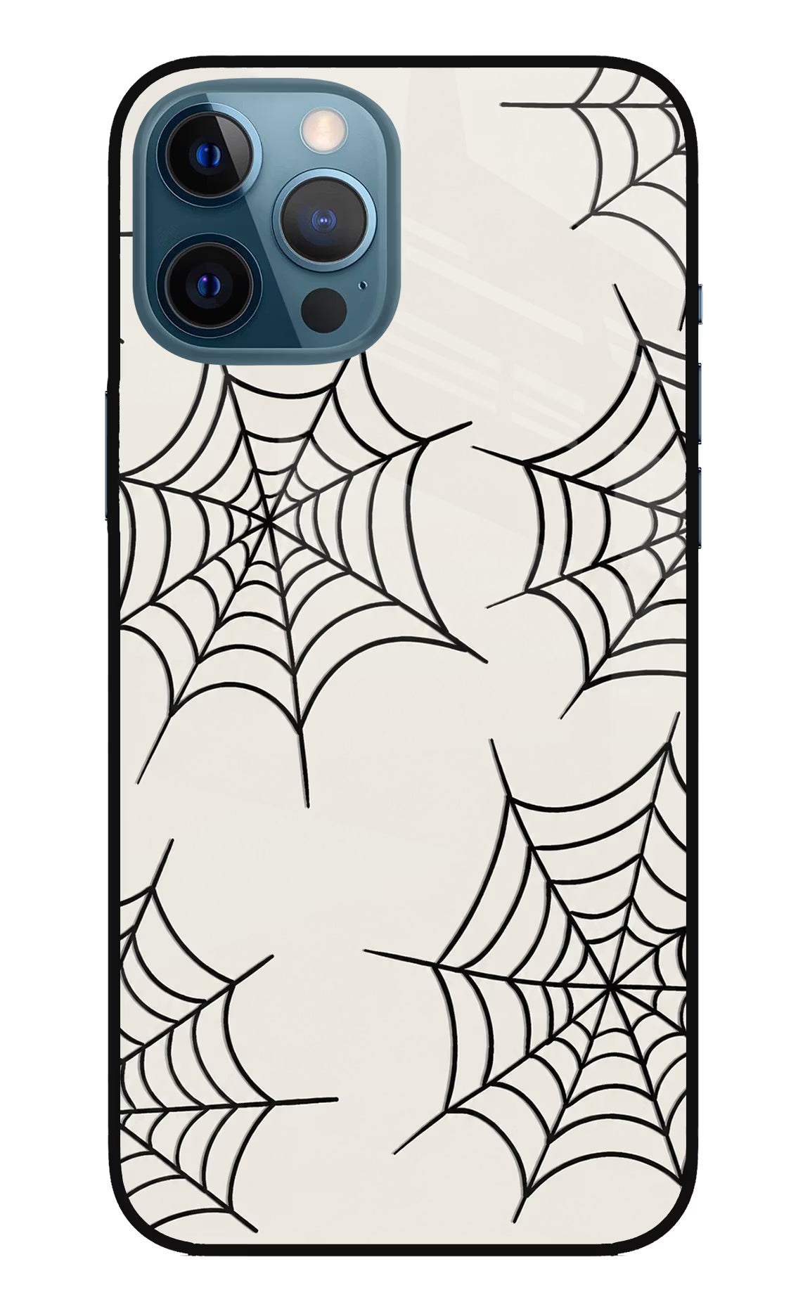 Spider Web iPhone 12 Pro Max Glass Case