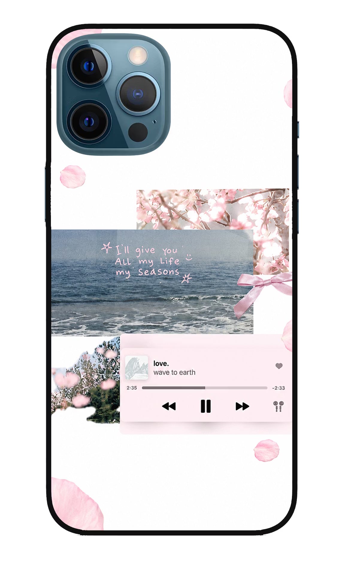 Wave to earth iPhone 12 Pro Max Glass Case