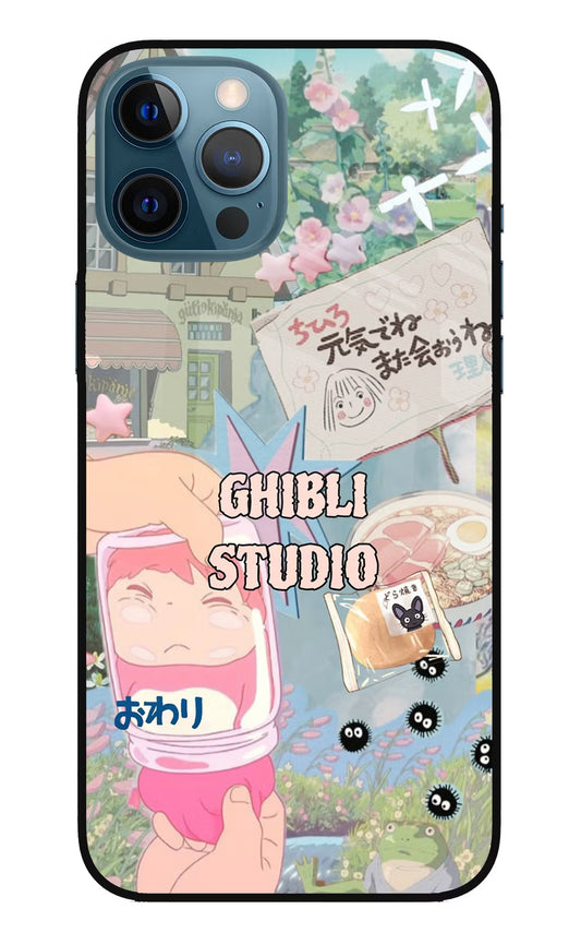 Studio Ghibli iPhone 12 Pro Max Glass Case