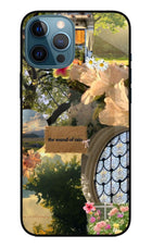 Rain iPhone 12 Pro Max Glass Case Back Cover by Casekaro