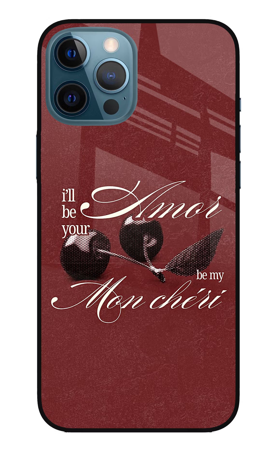 Velvet Cherry iPhone 12 Pro Max Glass Case