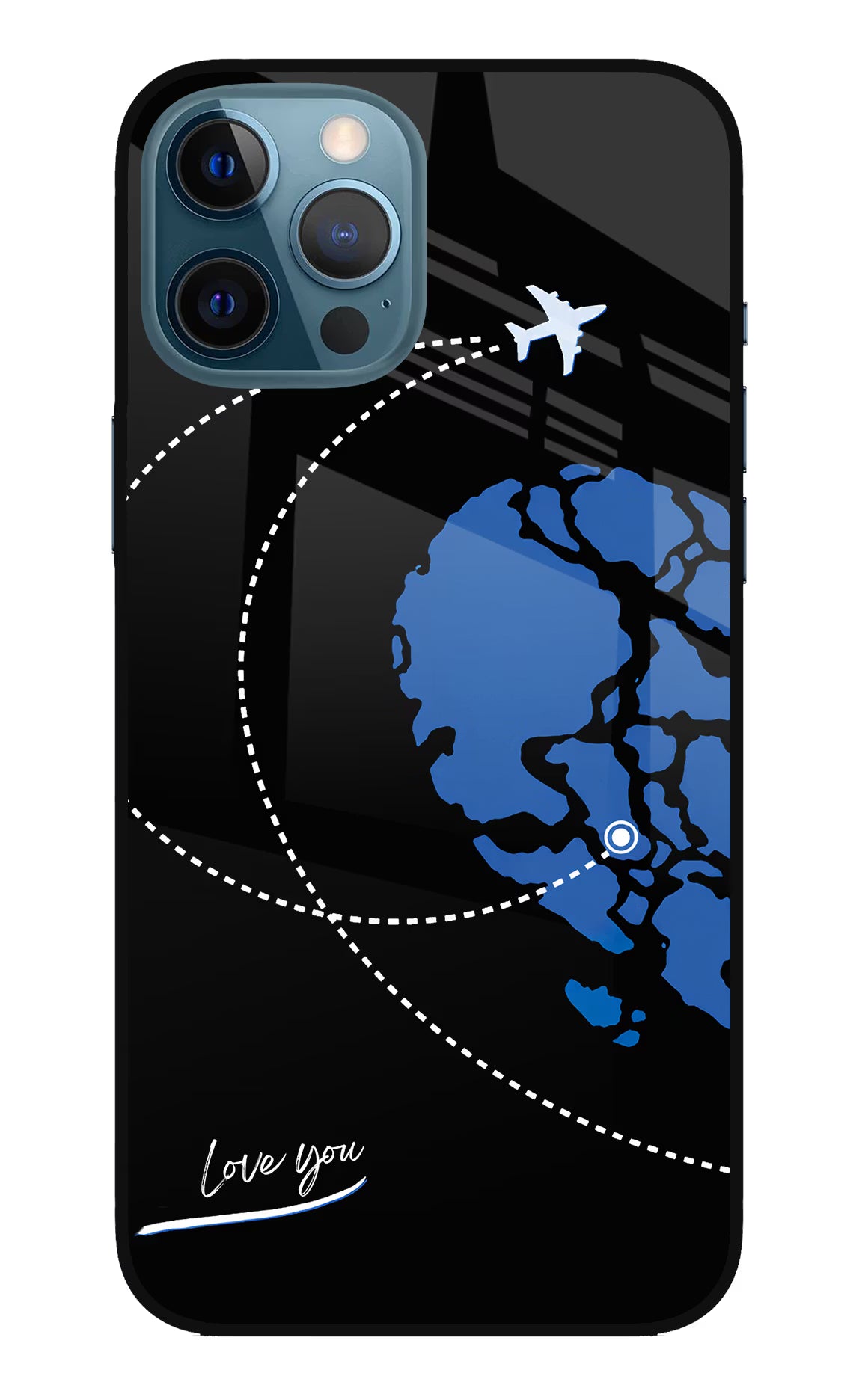Love Orbit iPhone 12 Pro Max Glass Case