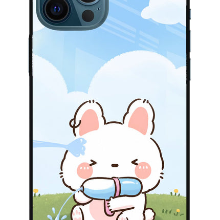 Bunny Treat iPhone 12 Pro Max Glass Case