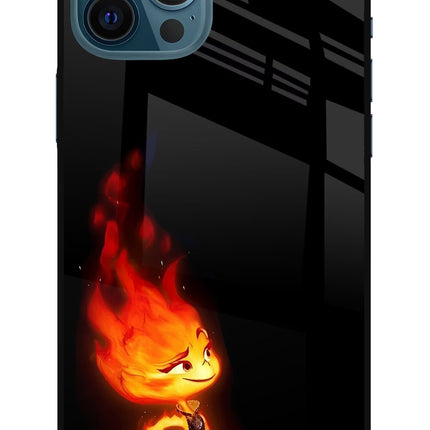 Ember Flame iPhone 12 Pro Max Glass Case