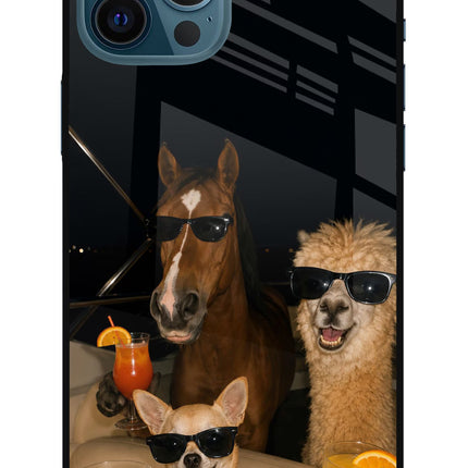 Party Squad iPhone 12 Pro Max Glass Case