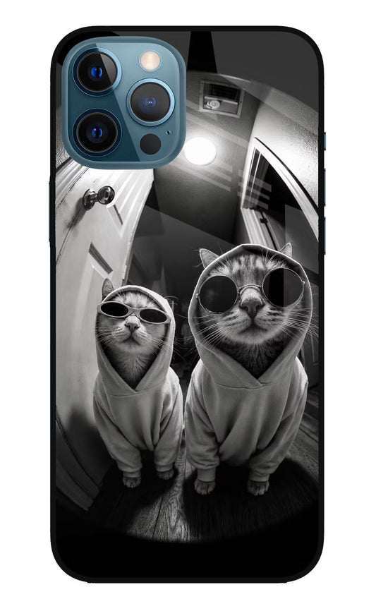 Hood Cats iPhone 12 Pro Max Glass Case