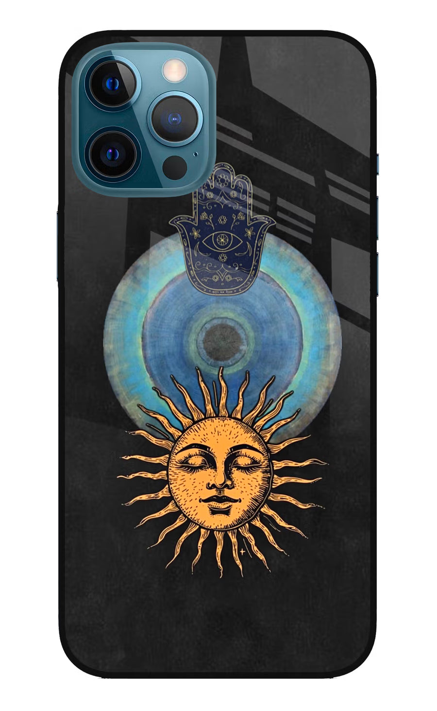 Divine Sun iPhone 12 Pro Max Back Cover, Glass case