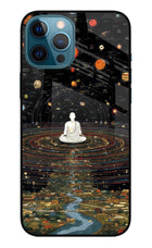 Space Monk iPhone 12 Pro Max Glass Case