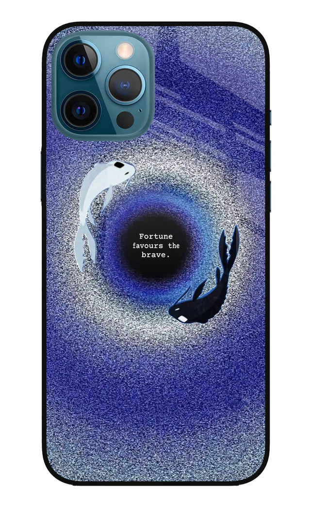 Dark Koi iPhone 12 Pro Max Glass Case